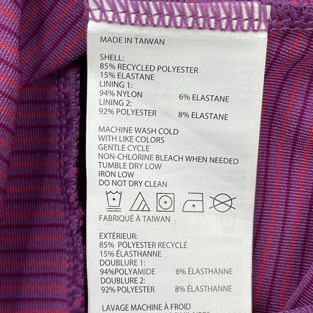 Prana Orchid Pinstripe Rebecca Dress Sz XL Built In Bra Removable Pads NEW W Tag - Picture 13 of 13
